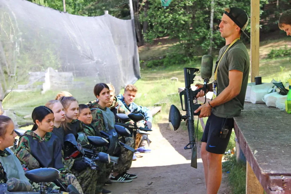 Фотографии с пейнтбольных мероприятий в Минске