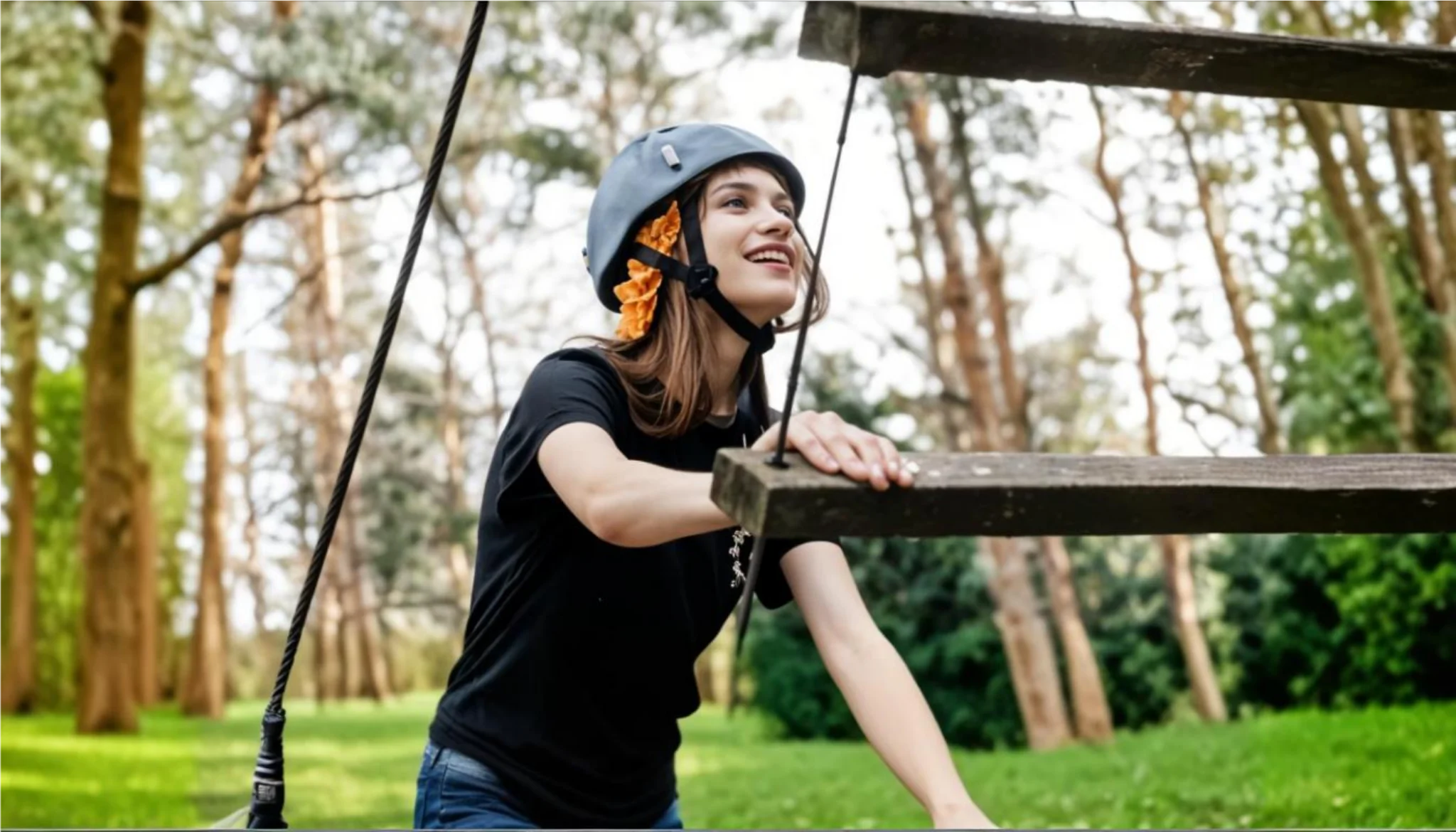 Веревочный городок в Минске, веревочный парк - R-парк