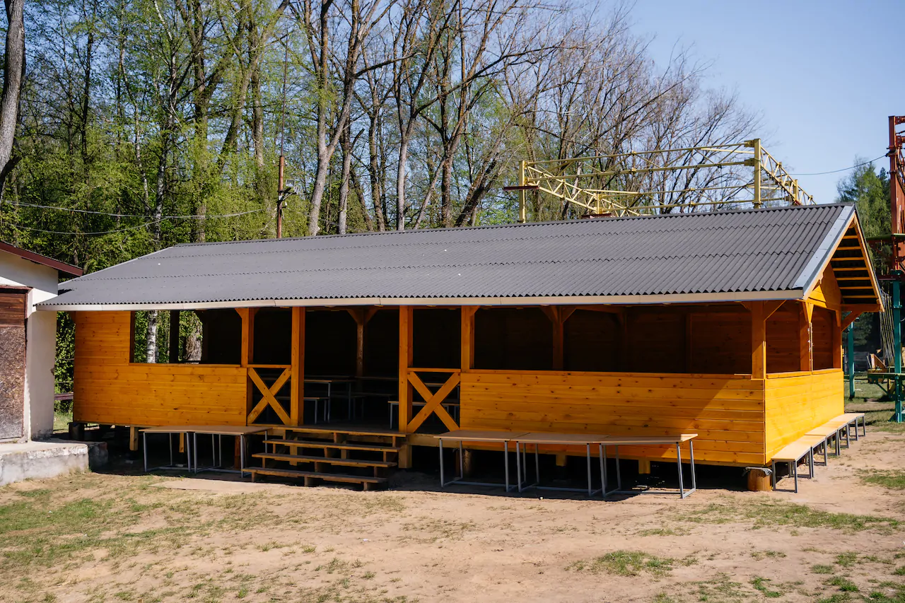 Просторная беседка для мероприятий до 150 человек