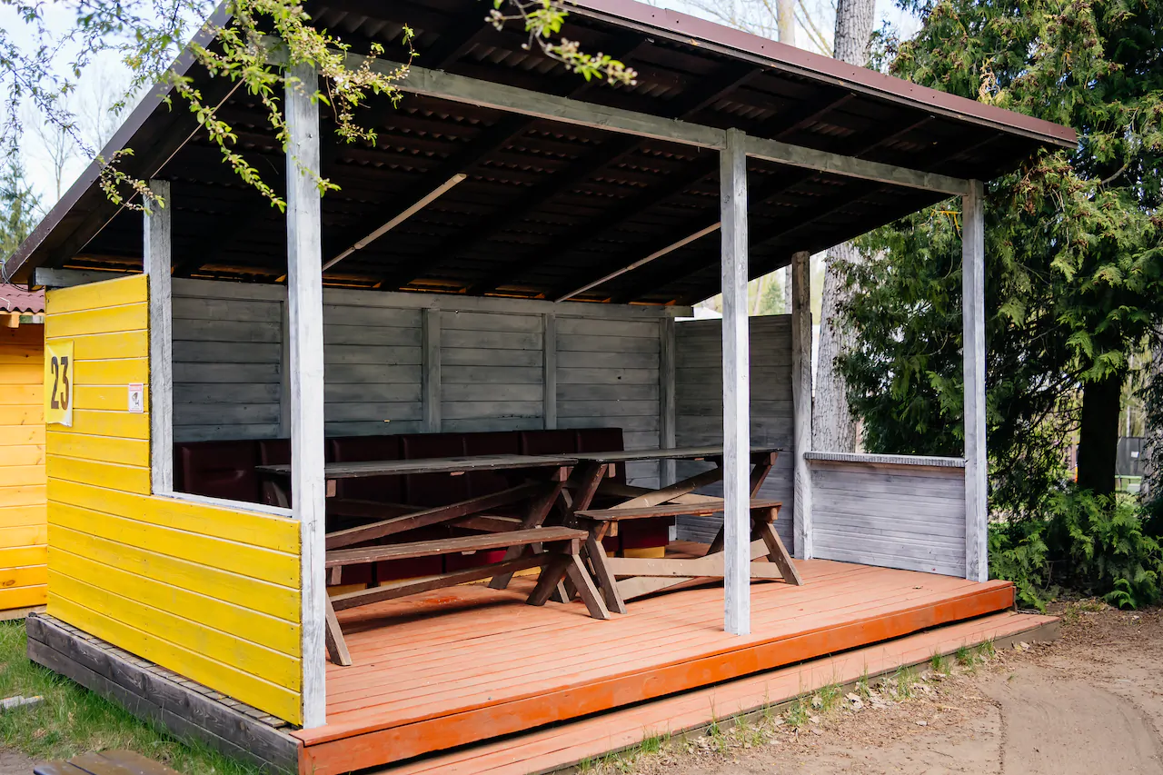 Крытая беседка на 20 человек в аренду под Минском