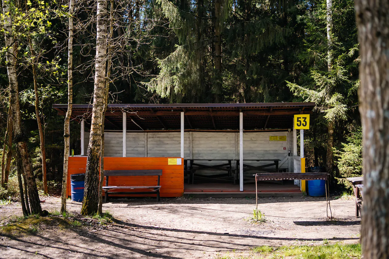 Большая крытая беседка на 55 человек в аренду