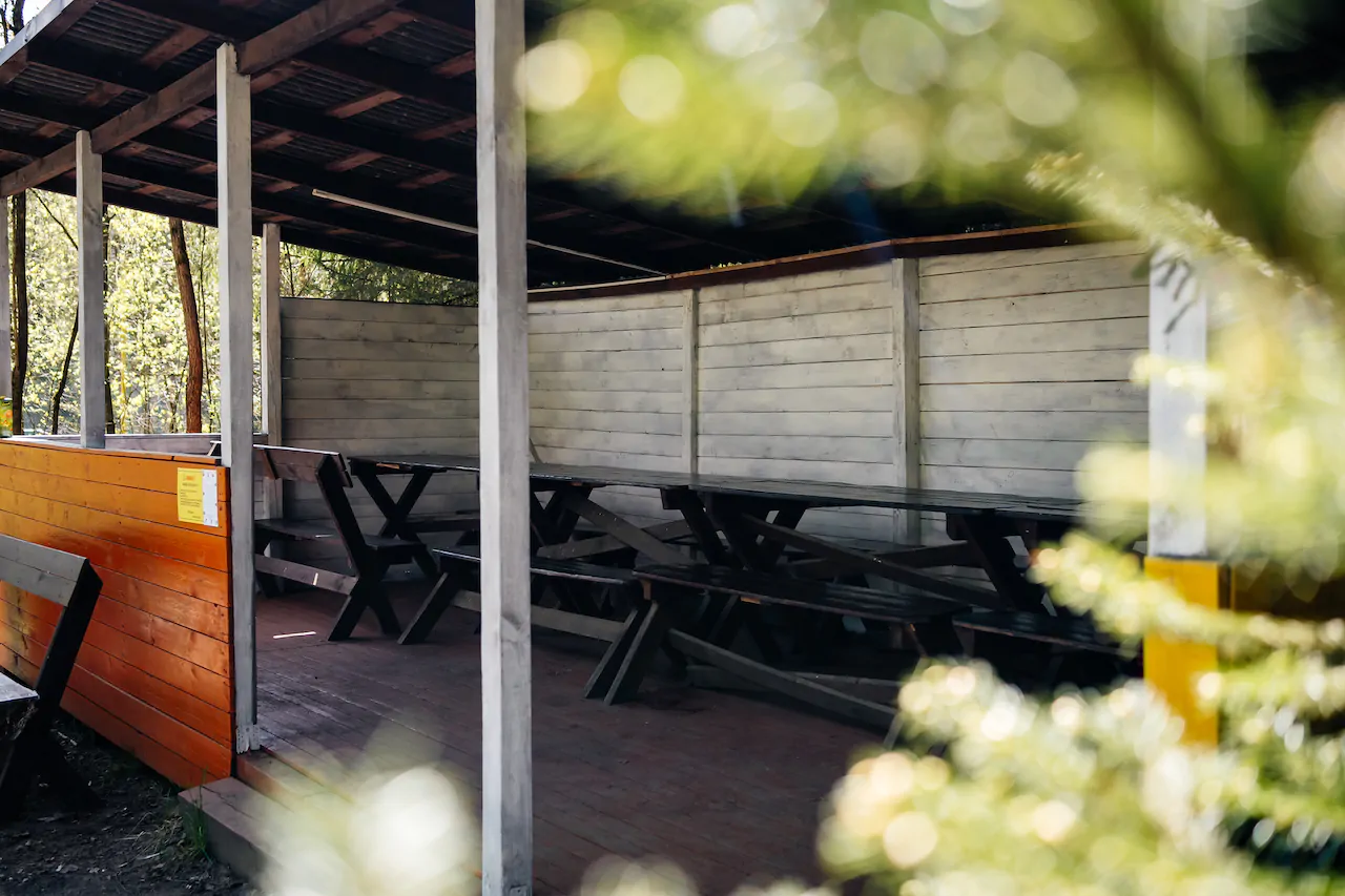 Большая крытая беседка на 55 человек в аренду