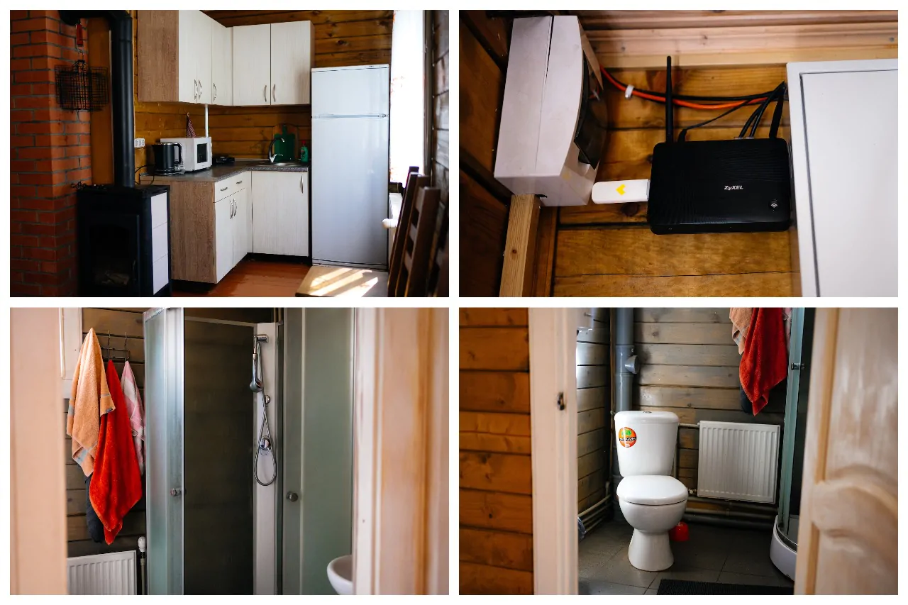 Коттедж на 10 человек с кухней и спальнями