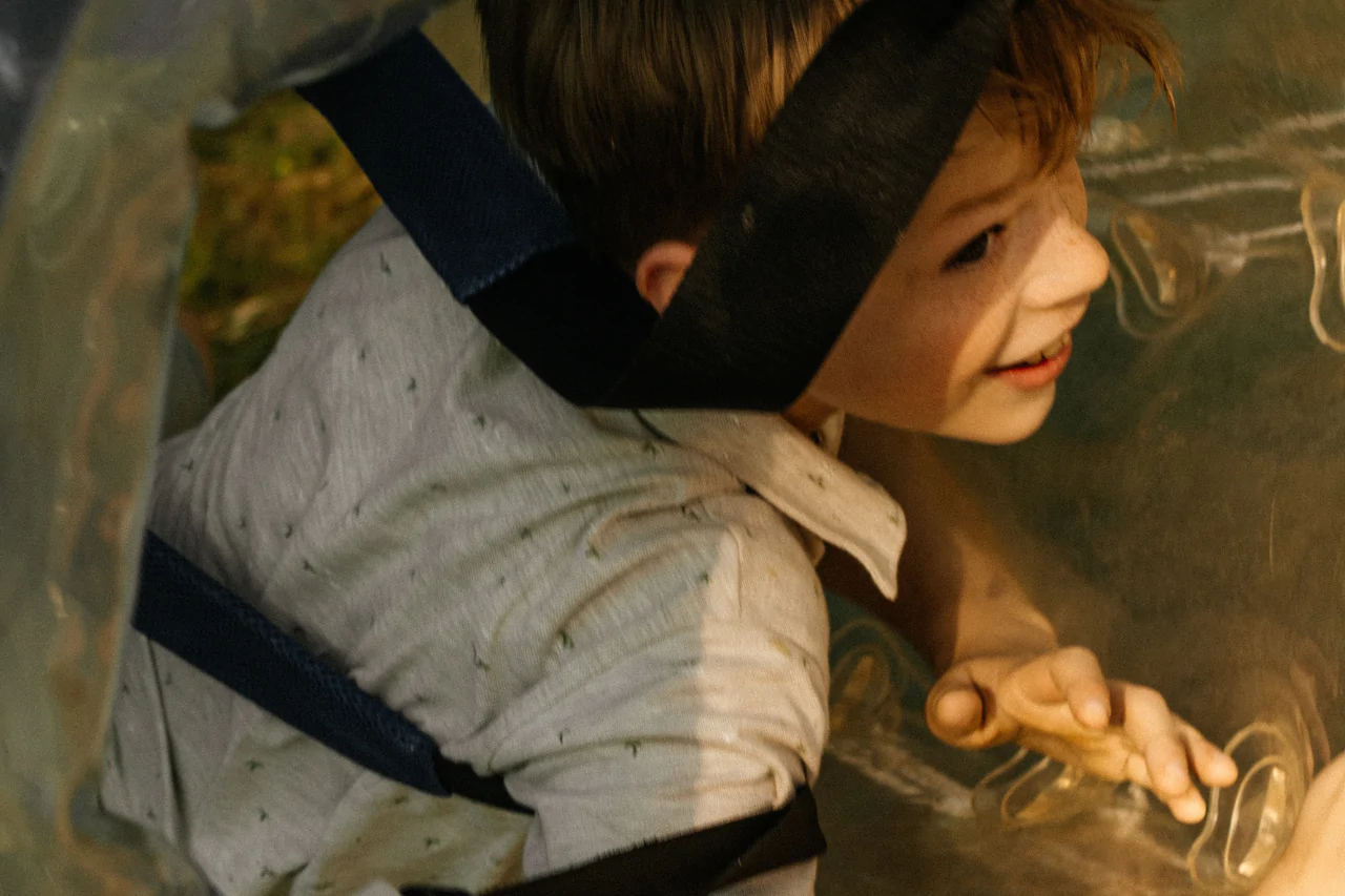 Игра в бампербол на открытом воздухе в Минске