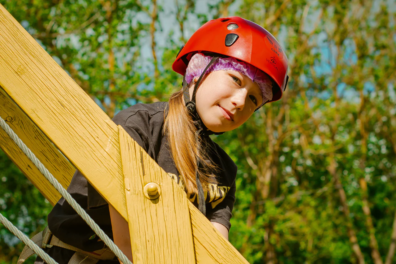 Верёвочный городок для детей и взрослых на свежем воздухе